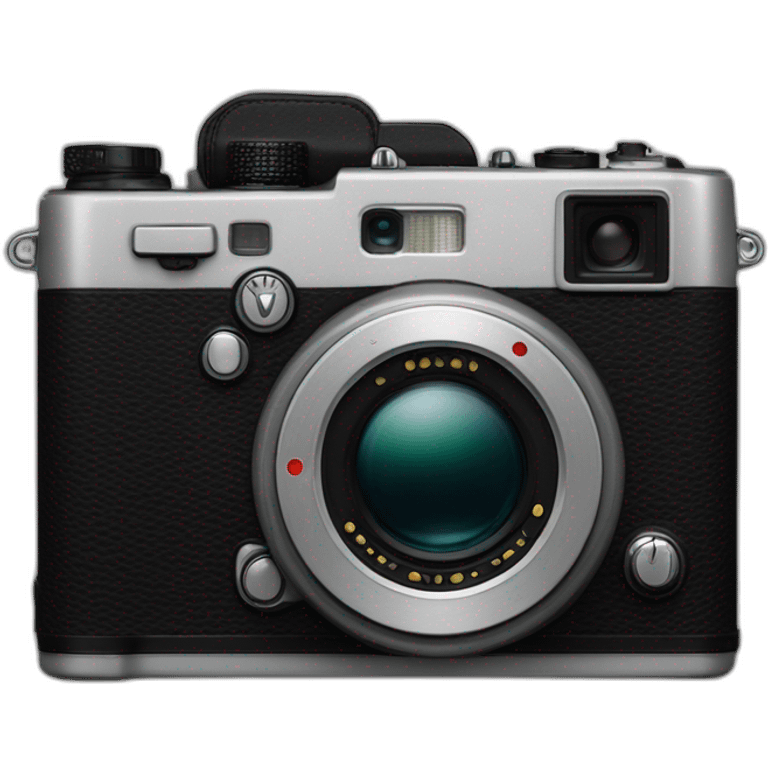 black fujifilm x100v emoji