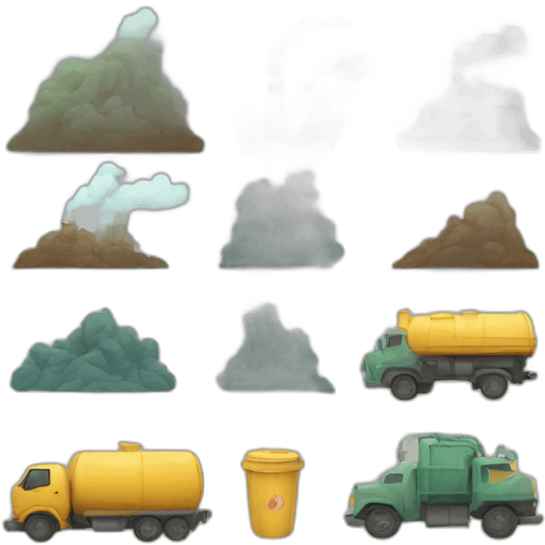 polluted city emoji