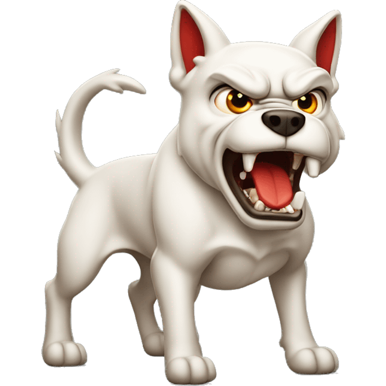 angry devil dog emoji