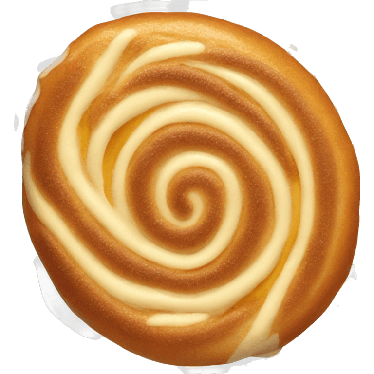 Honey bun swirl emoji