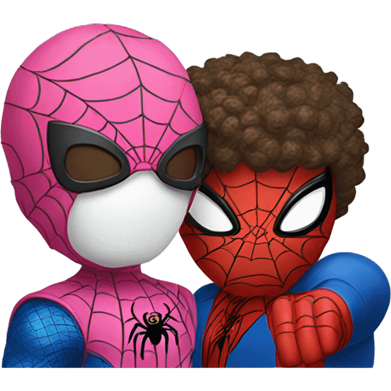 Hello kitty and spider man emoji