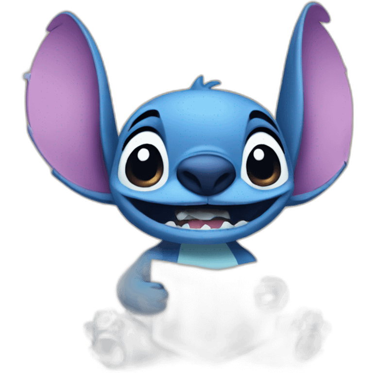 Stitch is planning strategies emoji