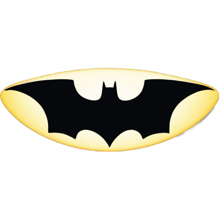 Batman logo emoji