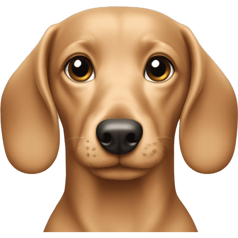 Dachsund beige emoji