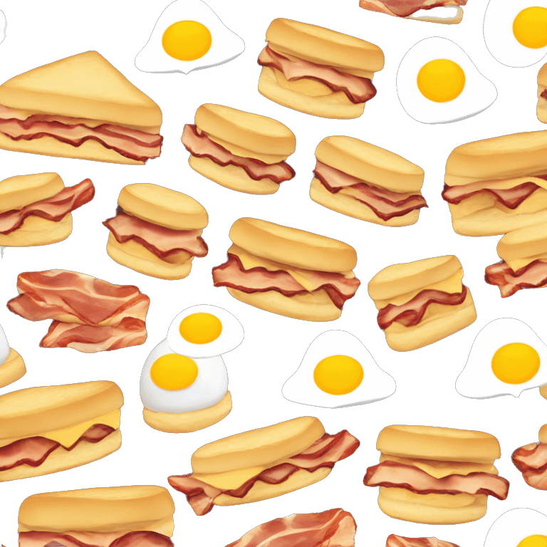 bacon egg and cheese on a roll emoji