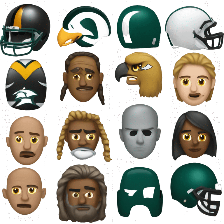 eagles vs steelers emoji