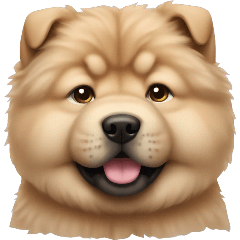 A chow chow puppy  emoji