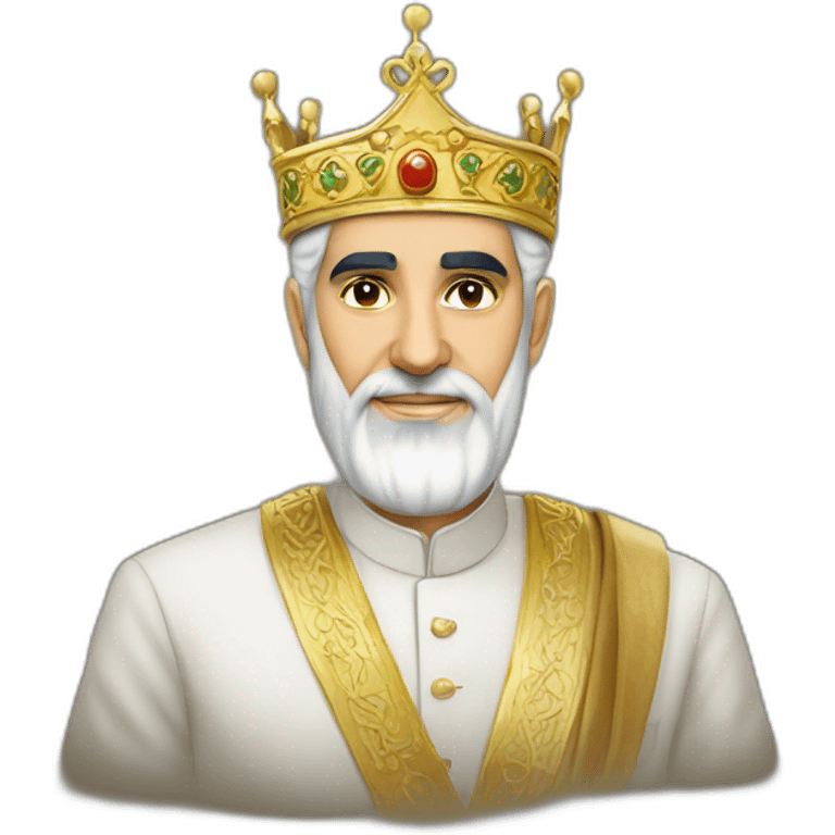 King Mohammad Reza in Iran emoji