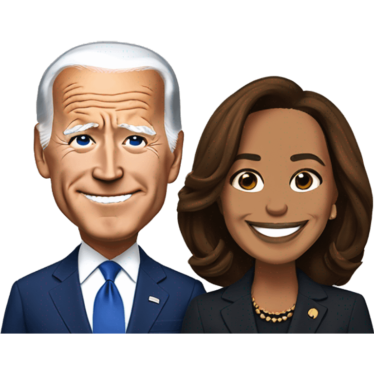 Joe Biden and Kamala Harris  emoji