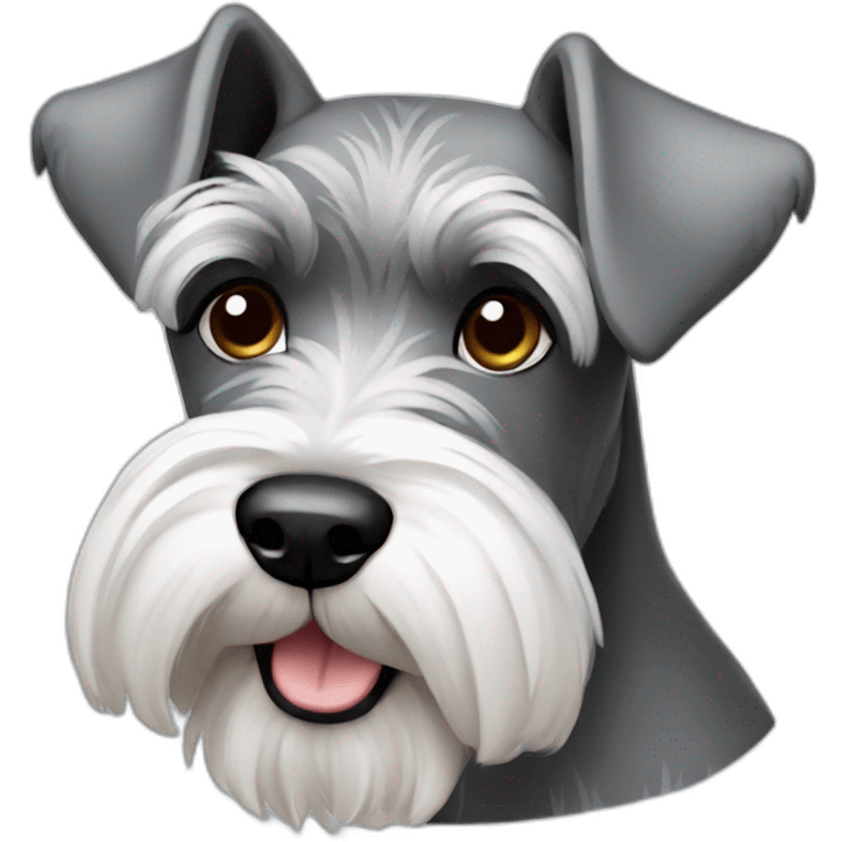 schnauzer white emoji