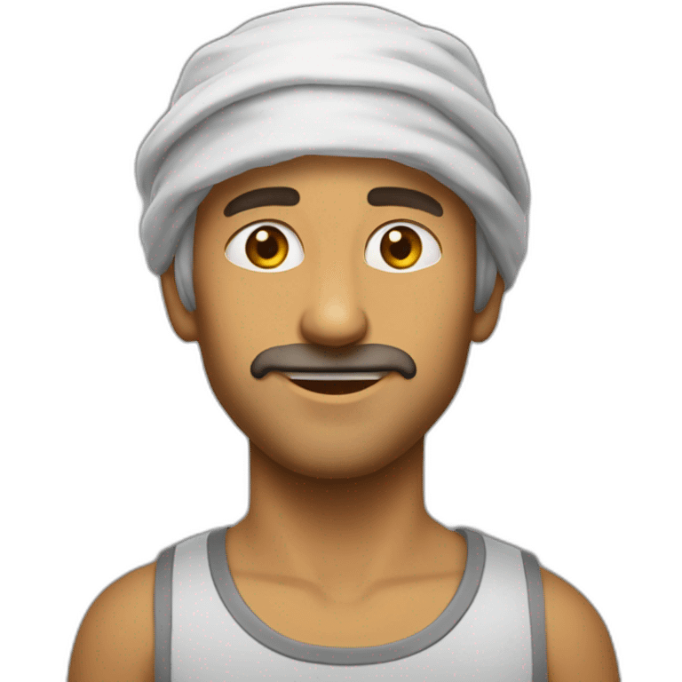 پسر-موفر-موسیاه-ریش-خال-صورت- emoji