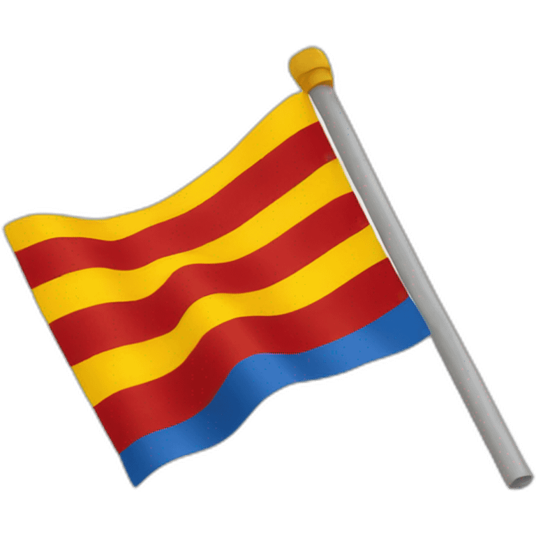 drapeau catalan emoji