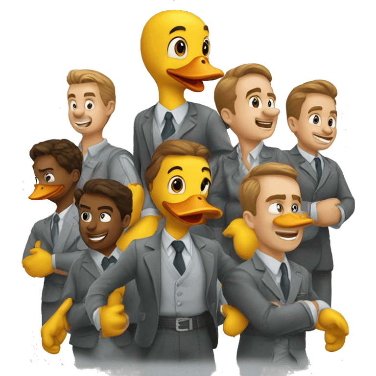 quack attack company. Want to see a duck happ emoji