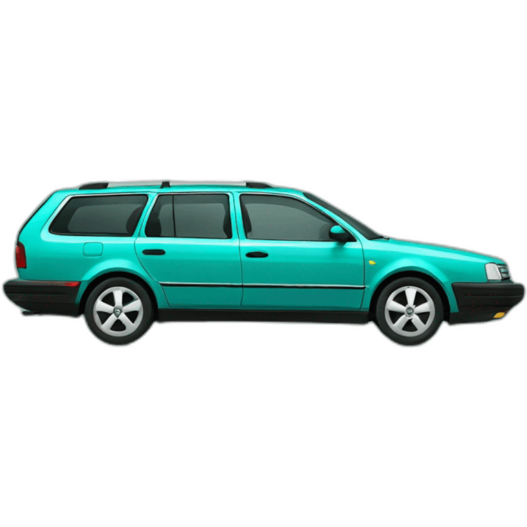 turquoise volkswagen passat b4 variant emoji