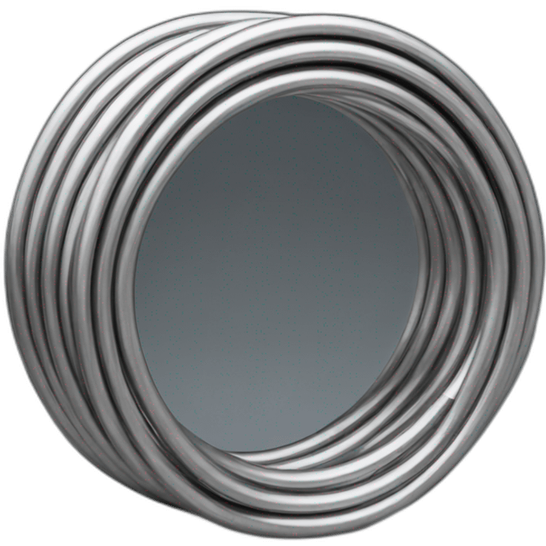 Stainless steel tube in coil emoji