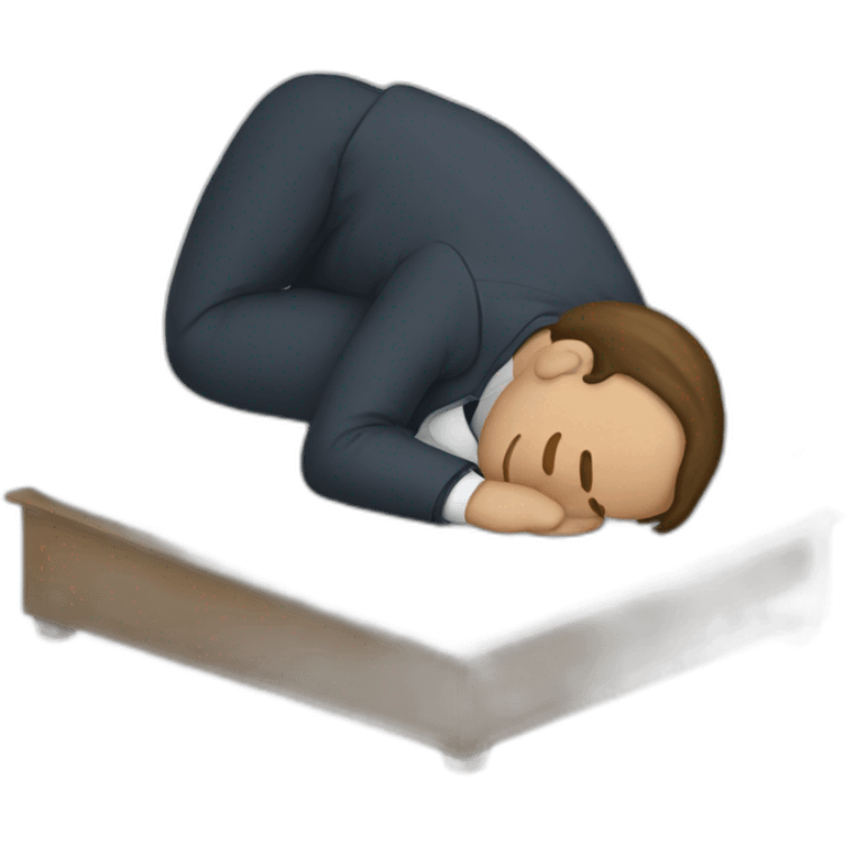 Macron dormir emoji