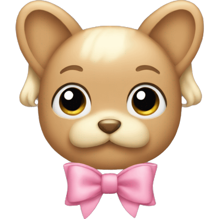 A cute bow emoji