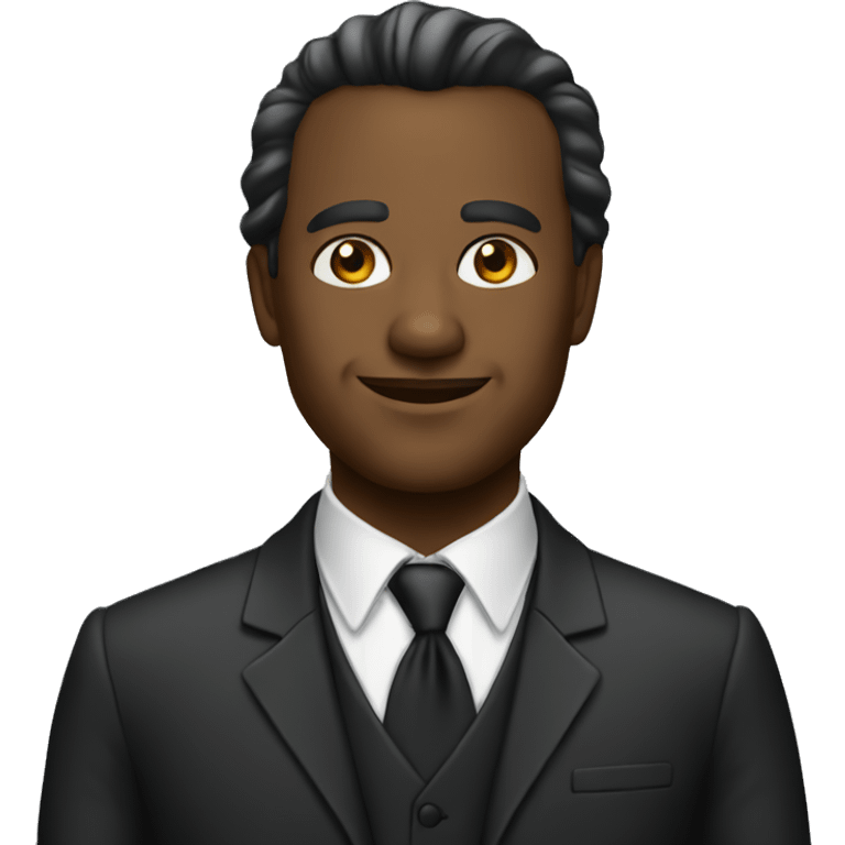 Empresario negro emoji