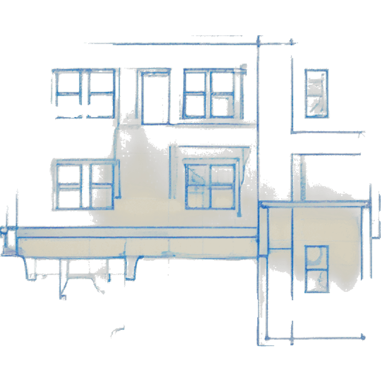 Blueprint drawing emoji