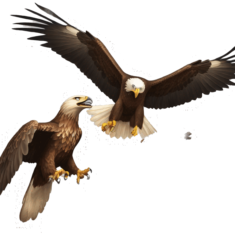 eagle attacking prey emoji