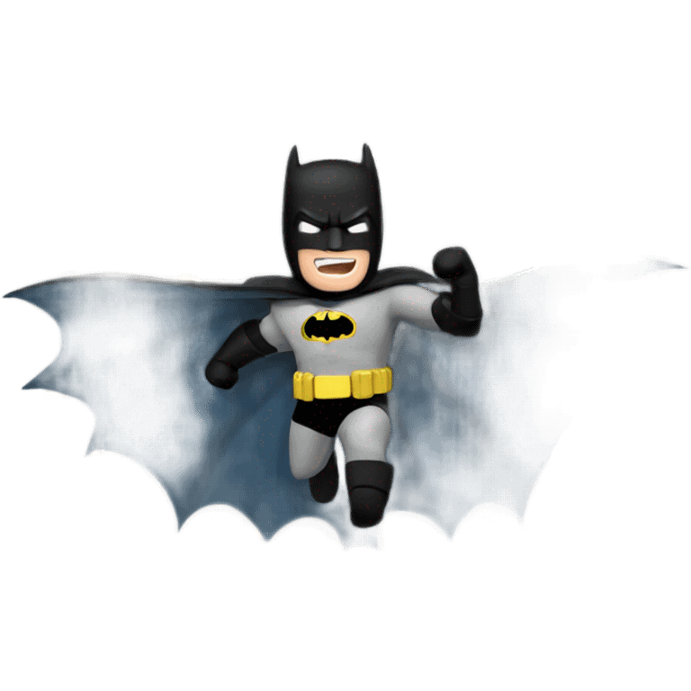 Batman hitting griddy emoji