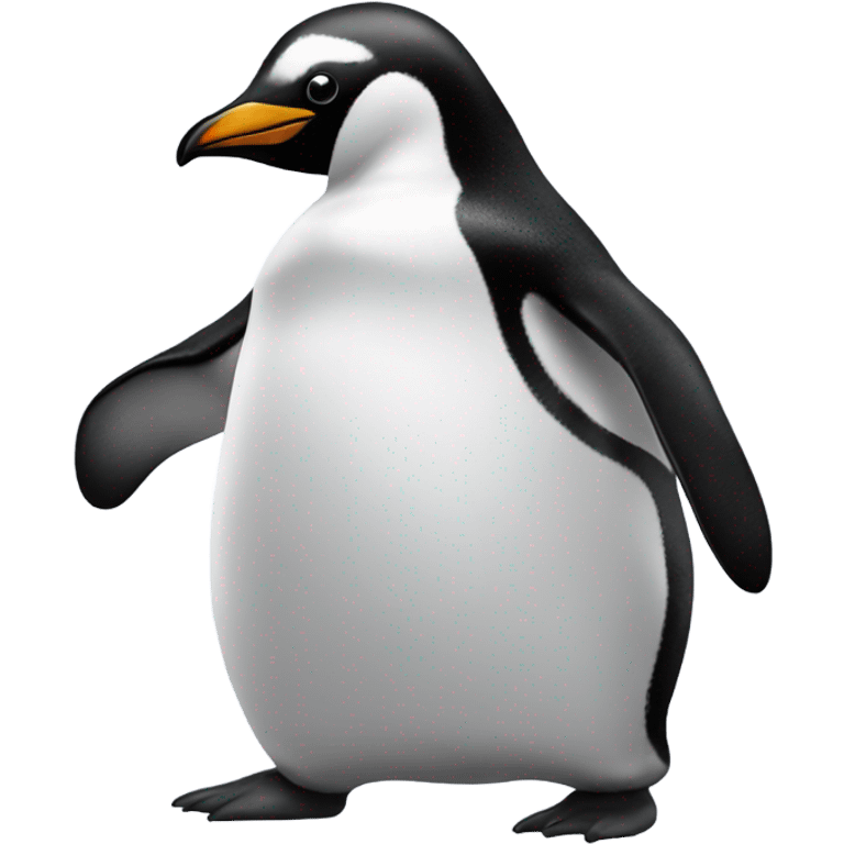 Penguin twerking emoji