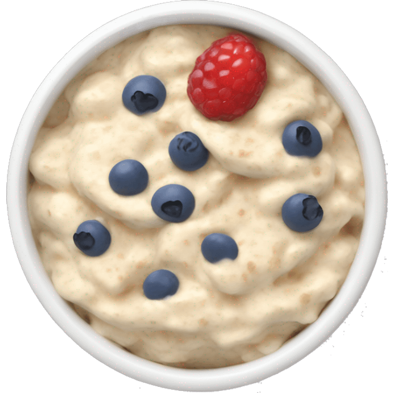 overnight oats with protein powder emoji