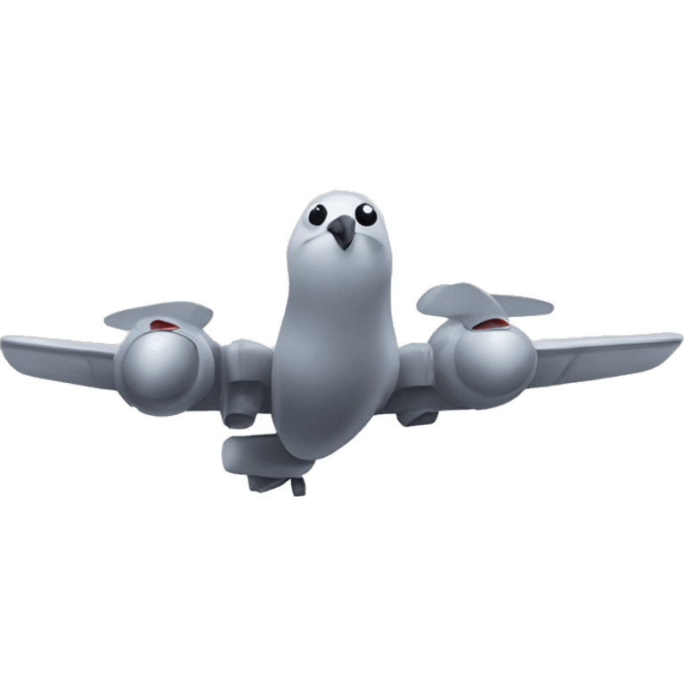 pigeon airplane emoji