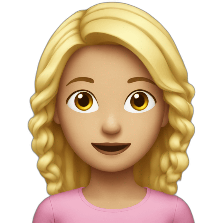 Girl play on tv emoji