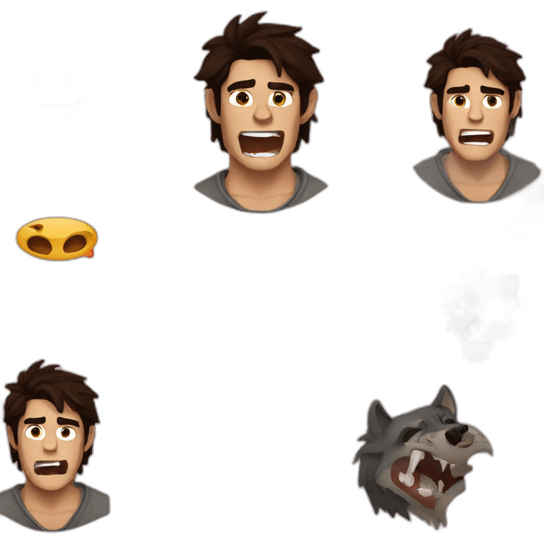 Scott McCall werewolf emoji