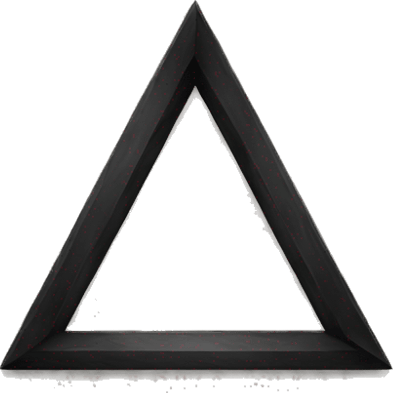 black triangle emoji