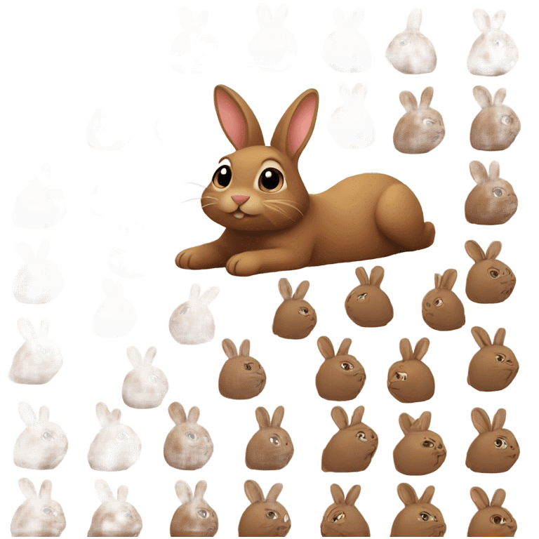 Brown bunny  emoji