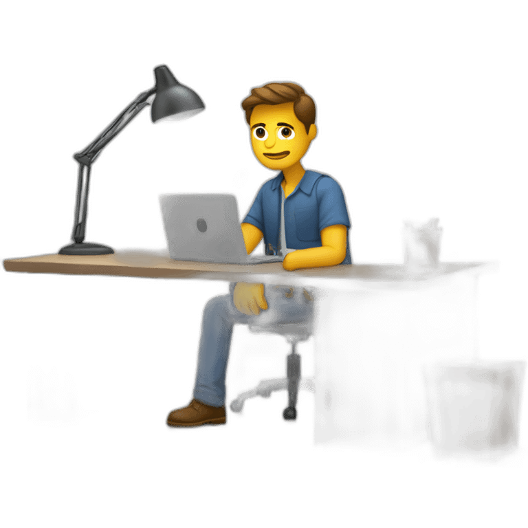 hombre trabajando emoji