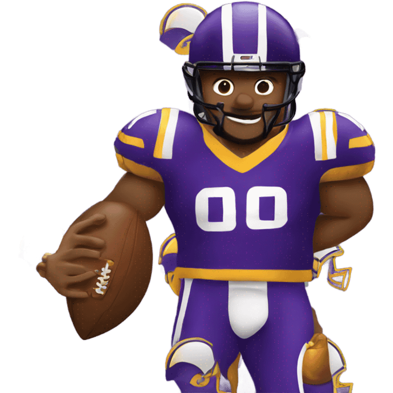 Vikings NFL football team emoji