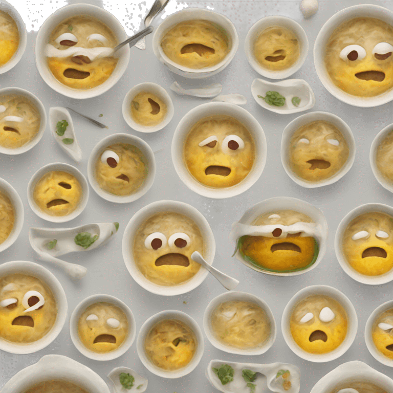 Realistic soup emoji