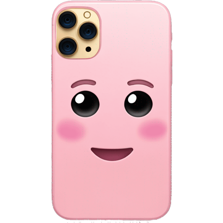 Pink iPhone 15 pro max emoji