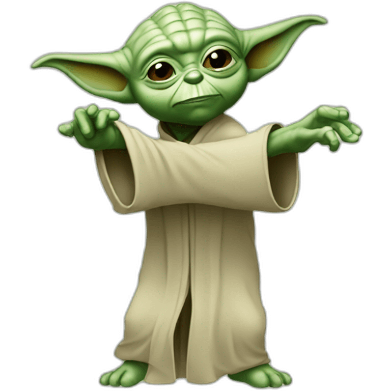 yoda make a dab emoji