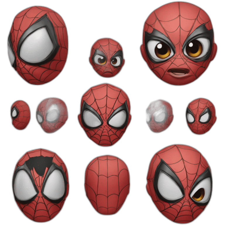 Baby spider man emoji