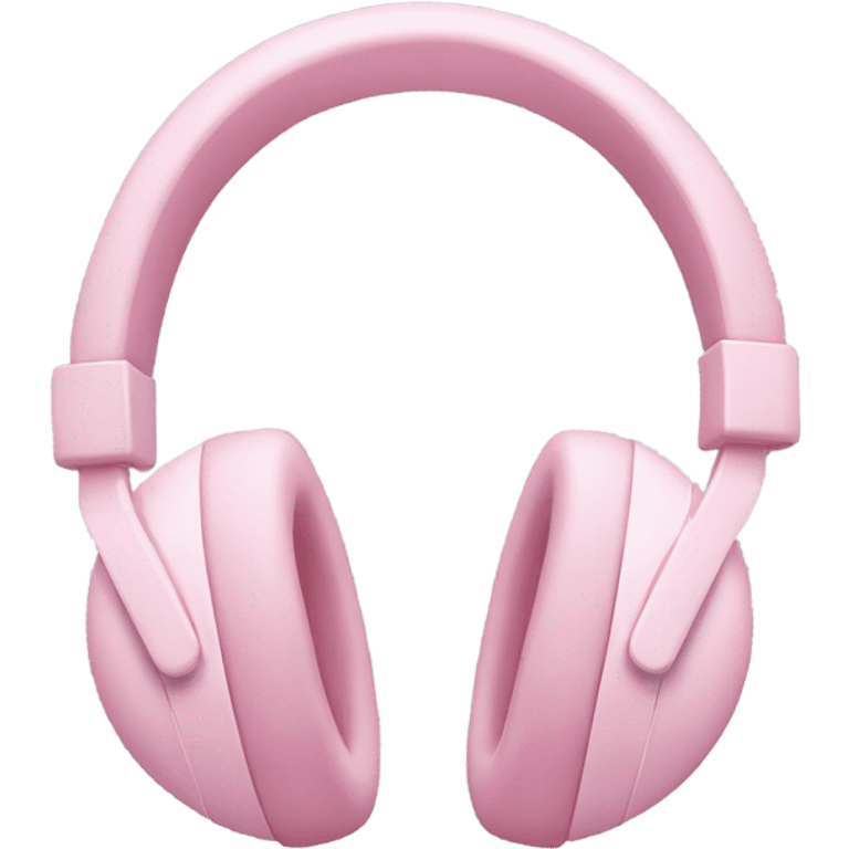 light pink headphones emoji