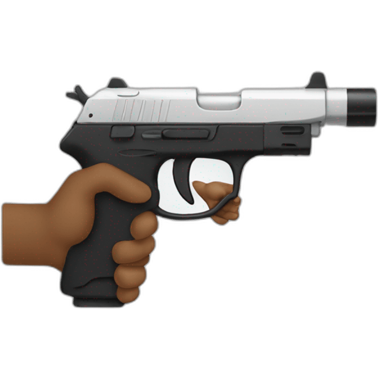 n1gga being shot by white police emoji