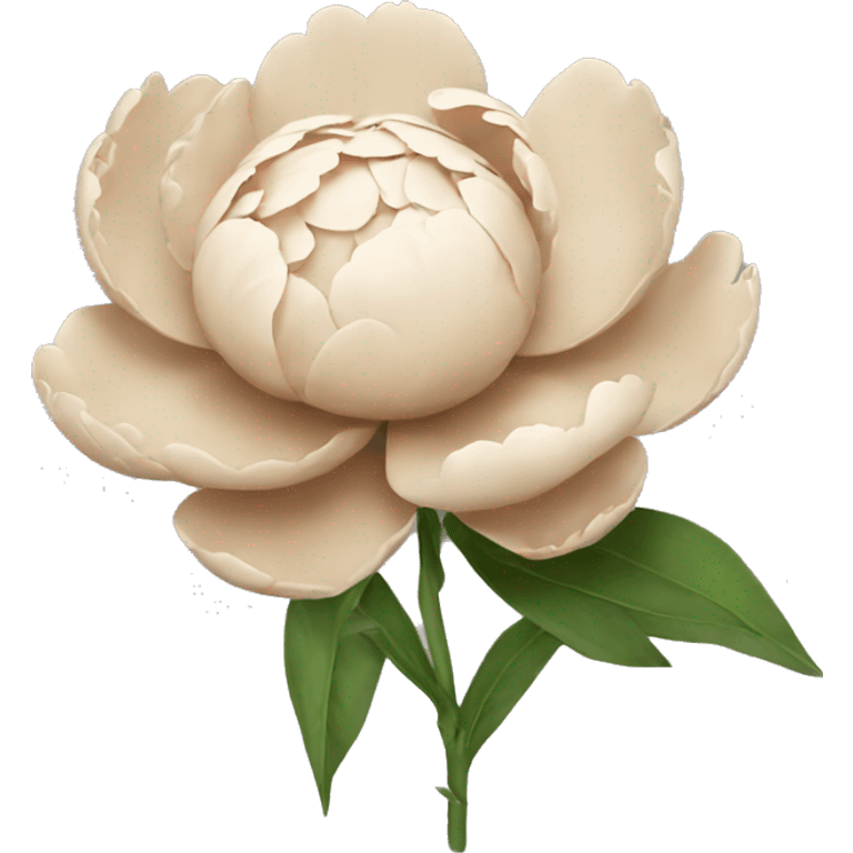 Peonie beige emoji