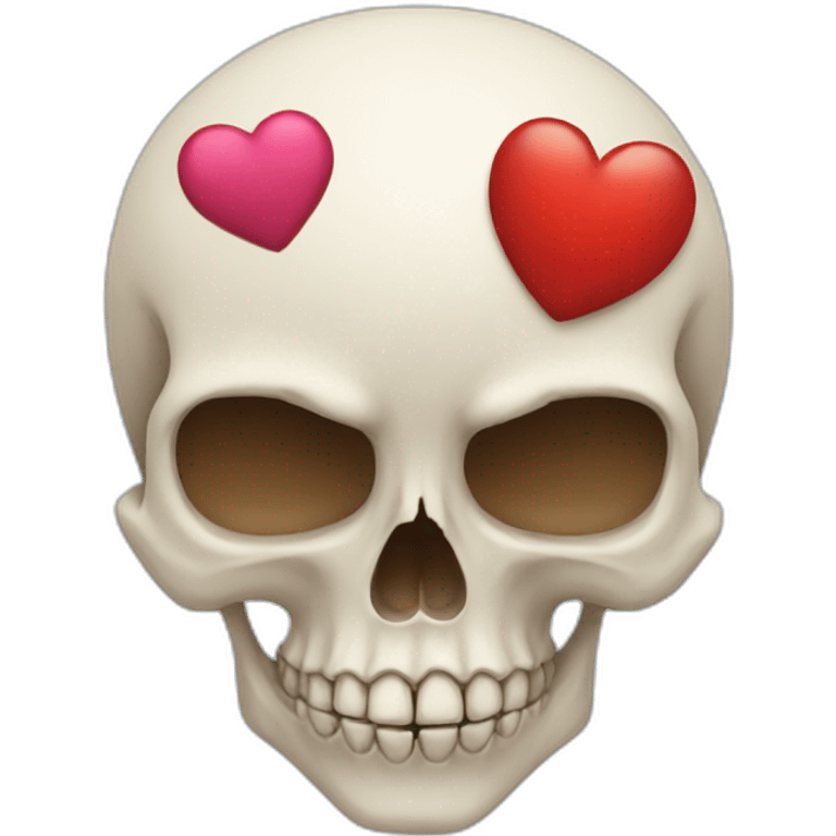 skull heart emoji