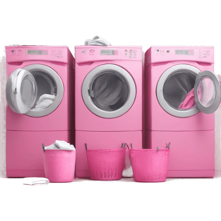 pink laundry emoji