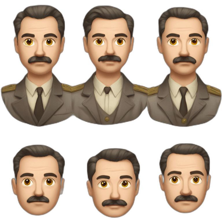 A mix of musk and stalin emoji