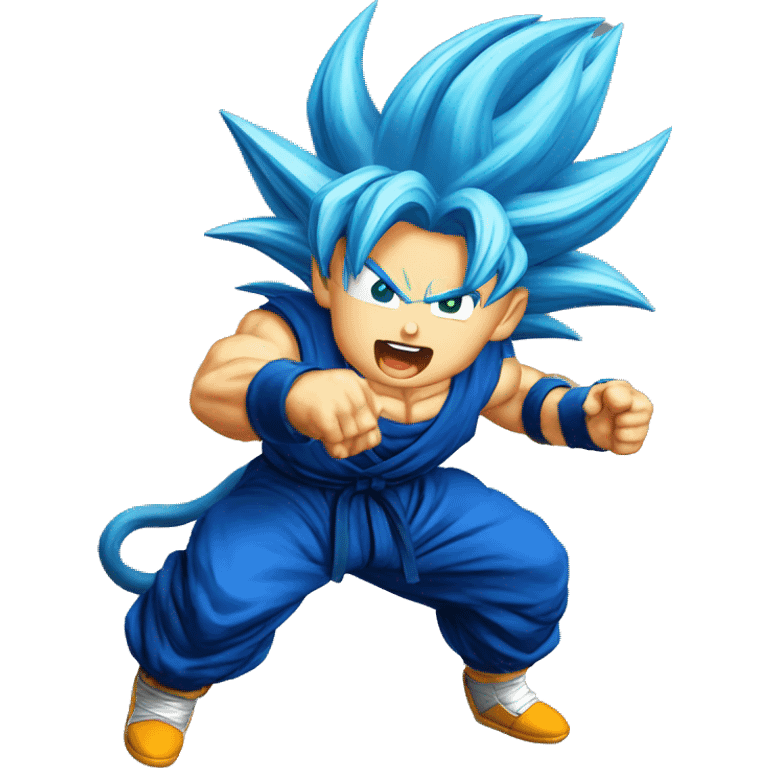 Sangoku super saiyen bleu  emoji