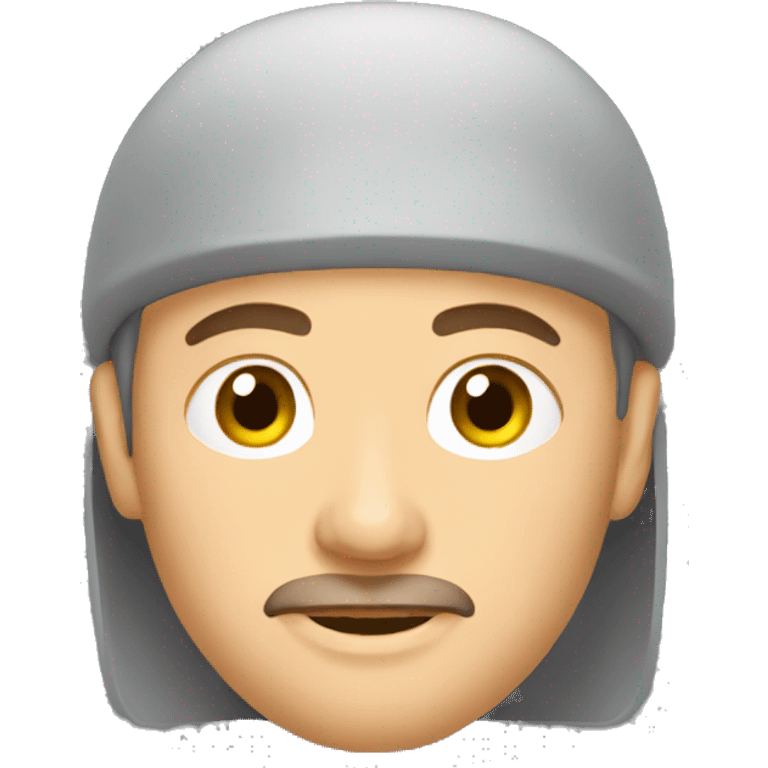 Ukrainian man in vyshyvanka emoji