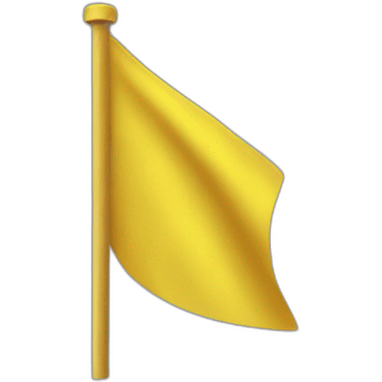 Yellow flag emoji