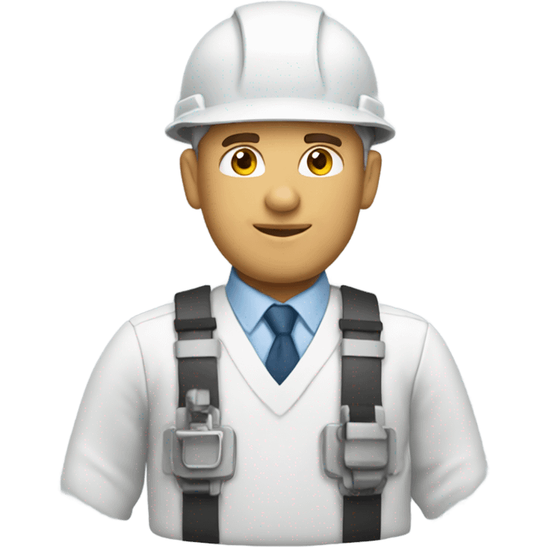 white engineer emoji