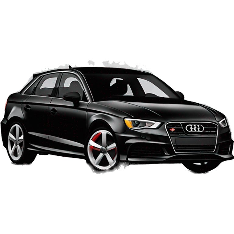 Audi S3 2010 noir emoji