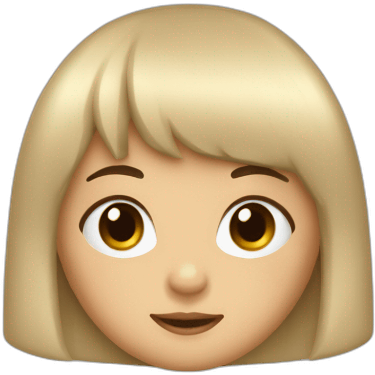 Flequillo chica aitana emoji